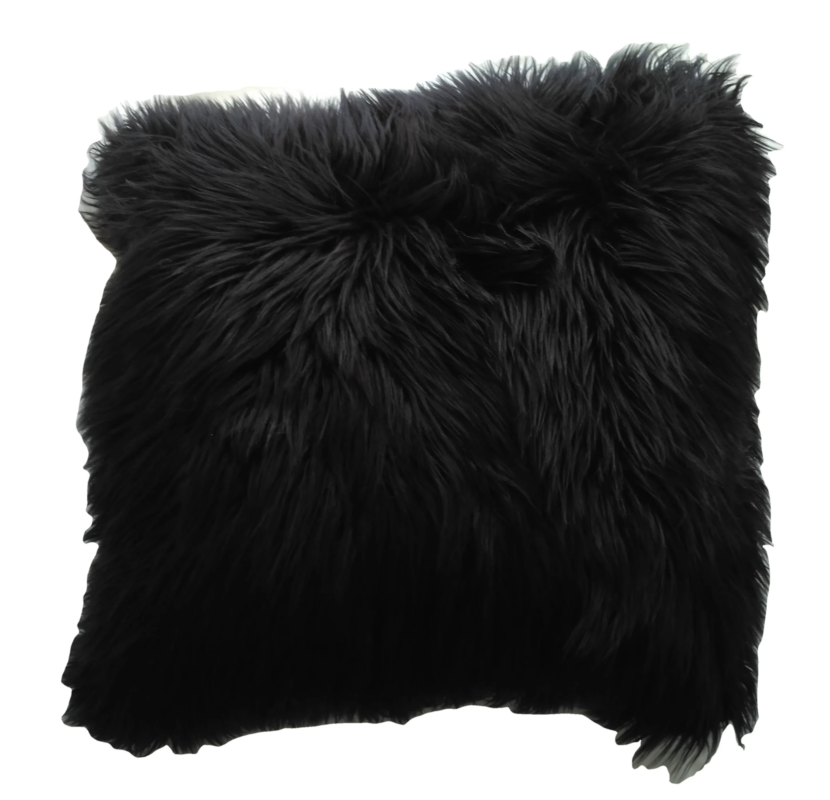 Decorative Cushion Faux Sheepskin Fur Plush Large Cushion Cover Sofa Throw Pillow Case