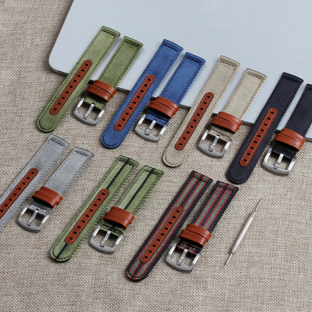 Watch Band Strap Nylon Watch Strap 22mm Watch Bracelets