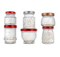 30ml 50ml 70ml 100ml 120ml clear Empty Round Honey Bird Nest Glass Jar with Easy Open Lid