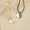 Couples Best Friend Necklaces BFF Broken Pendant Love Heart Necklace for Couples Necklace
