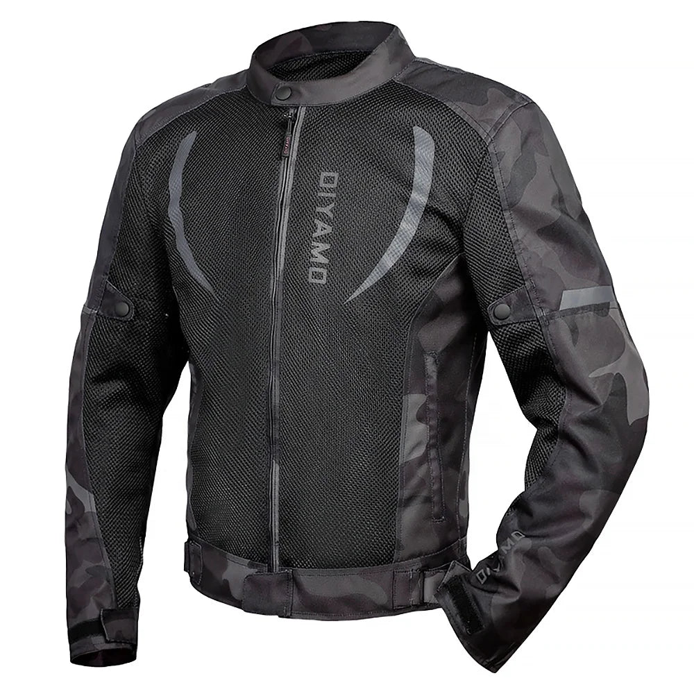 600D Oxford Hiking Clothing Waterproof Cordura Motorcycle Jacket Summer Breathable Motocross Riding Reflective Protective Gear
