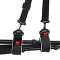 Adjustable Eco-Friendly Self-Adhesive Polyester/Nylon Hook and Loop Shoulder Ski Strap Sling with Cushioned Holder