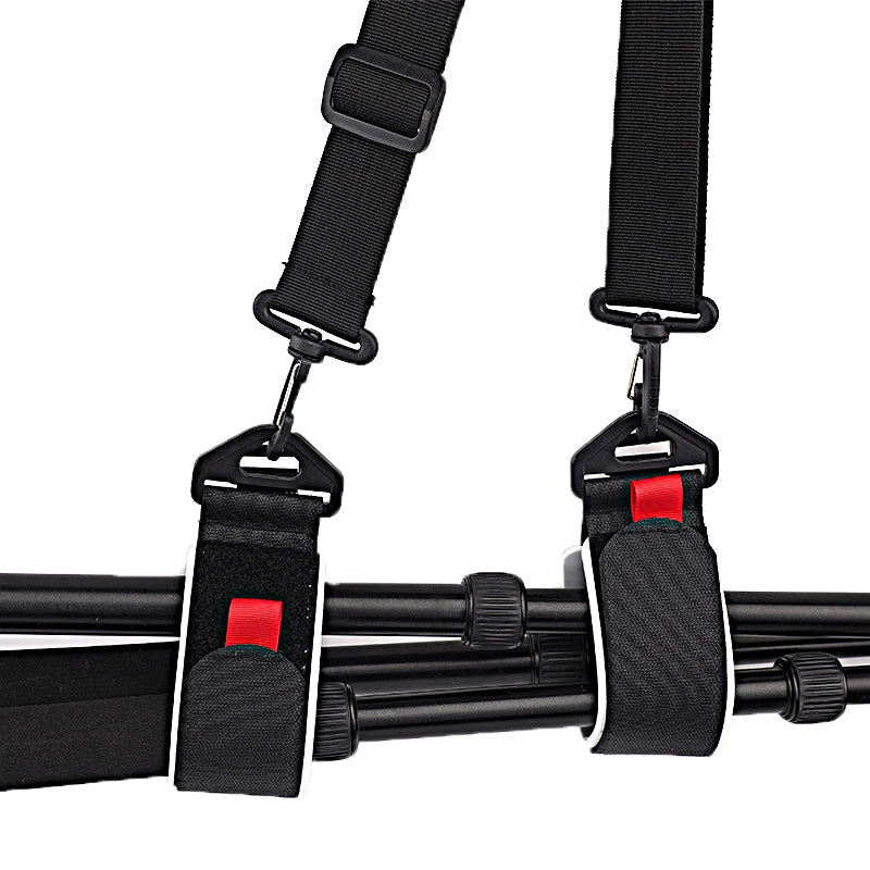 Adjustable Eco-Friendly Self-Adhesive Polyester/Nylon Hook and Loop Shoulder Ski Strap Sling with Cushioned Holder