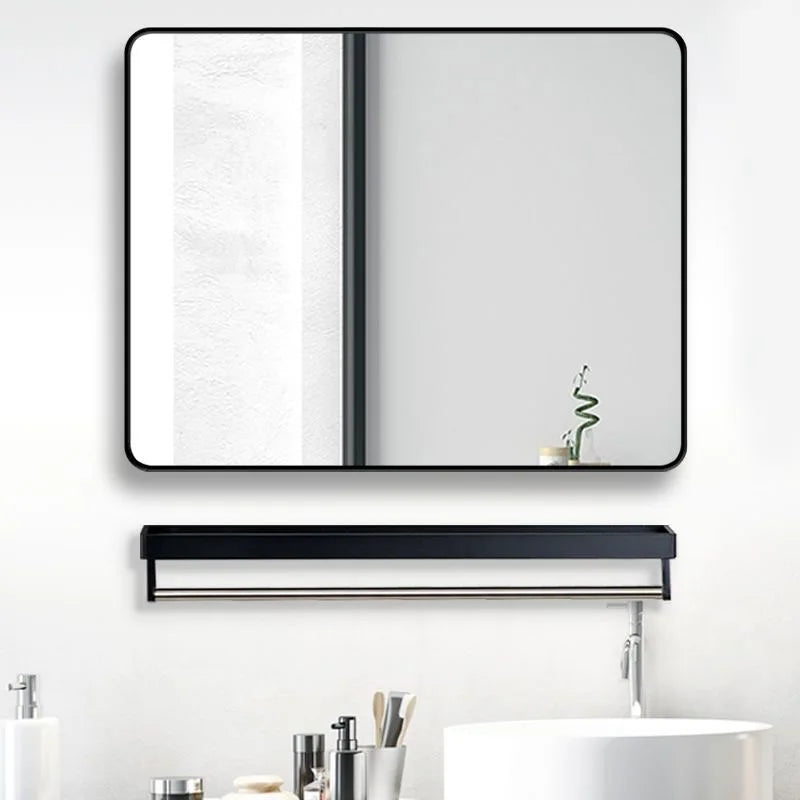 Modern 60x80 Rectangle Aluminum Alloy Frame Bathroom Mirror Wall Hanging Rustic Farmhouse Home Decor 2025 Dropshipping Wholesale