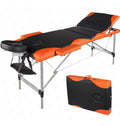 SW Beauty Bed Set Professional Two-tone 3 Section Portable Aluminum Massage Tables Beauty Salon Lightweight Massage Table