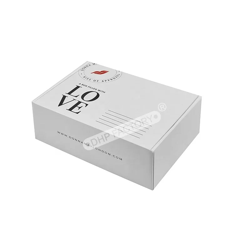 Bespoke Custom Ecommerce Postal Beauty Cosmetic Packaging E Flute Corrugated Cardboard Makeup Kits Mailer Shipping Box
