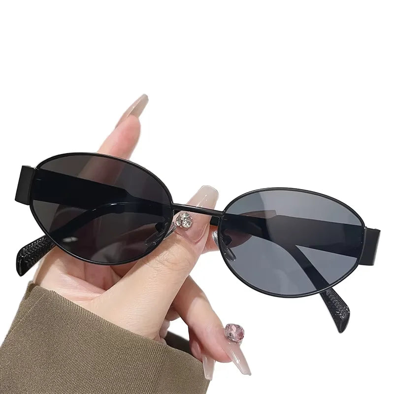 Wholesale Hip Hop Vintage Women Cycling Sunglasses Trendy Designer Style Custom Logo Frames
