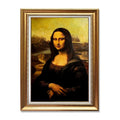 Museum Quality Handmade Oil on Canvas Reproduction of Da Vinci's Famous Mona Lisa Classic Painting