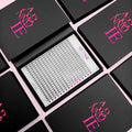 Abonnie 8D 10D Pre Made Lash Fans Heat Bonded Pre-made Long Short Stem Promade Fan Eyelash Extension Narrow Premade Volume Fans