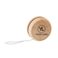 Custom Logo Classic Wooden Yoyo Long String Eco Friendly Natural Wood Kids Toy for School Activities