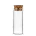 Clear Glass Vial Seal Transparent Control Bottle with Cork Lid