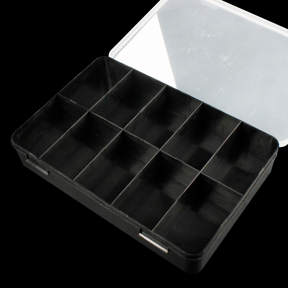29502 Injection Molded Detachable Stackable Storage Box with 10 Compartments for Jewelry Beads Findings & Small Craft Tools