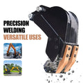 Mini Excavator Attachments 200mm/7.87in Strong & Wear-Resistant Alloy Steel Bucket Teeth for Farm Work Ditching and Dredging