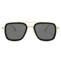T-66218 New Style Personality Metal Oversize square Large Frame Sunglasses