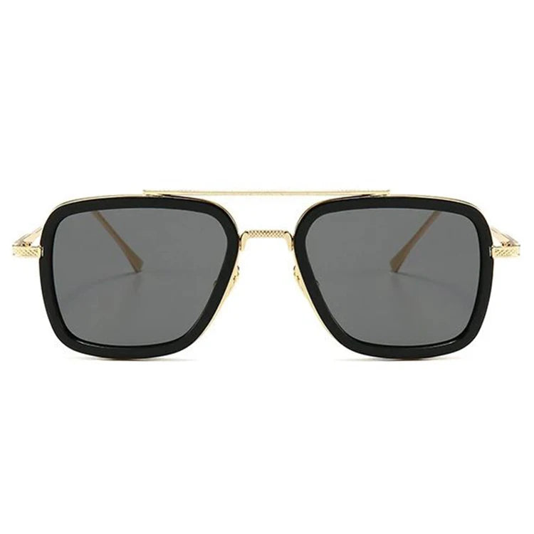 T-66218 New Style Personality Metal Oversize square Large Frame Sunglasses