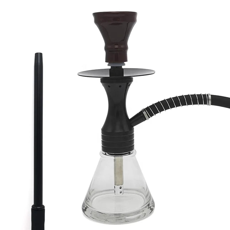 LOMINT 33cm Small Hookah Shisha Set Chicha Glass Base Narguile All Accessories Factory Wholesale LM831