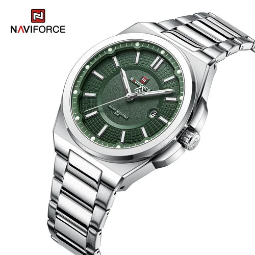NAVIFORCE 9212 SGN Green Custom Logo OEM Quartz Men Wrist Watches Wholesale Cheap Business Waterproof Luxury Male Luminous Hands