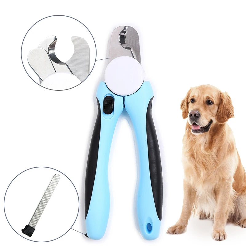 Best Selling Professional Stainless Steel Rubber Dog Nail Clippers Sharp Safety Design Eco-Friendly Pet Accessories Free Nail MegaBDM