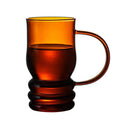 Customized Logo Drinking Glass Cup Colored High Borosilicate Glass Coffee Milk Mug Glass Beer Tea Mug