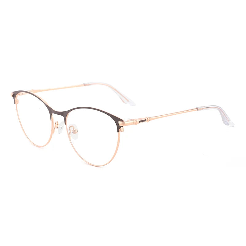 YC OPTICAL High End Expensive Luxury Multicolor Eye Glasses Personalized OEM Eyewear Womens Metal Glasses Frames