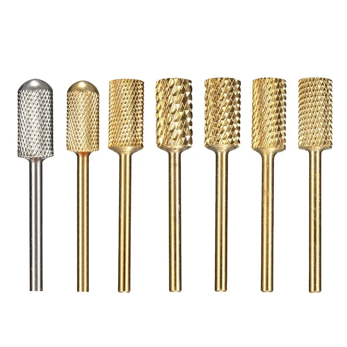 3/32\" Tungsten Carbide Nail Drill Bits with Sanding Bands OEM Customizable