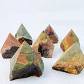 Raw Stone Tower Cherry Creek Jasper Healing Crystal Creek Jasper Point for Gifts