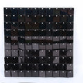 Laser Color Transparency Grid Backboard Pink Sequin Wall Decoration for Birthday and Wedding Parties Sequins Backdrop