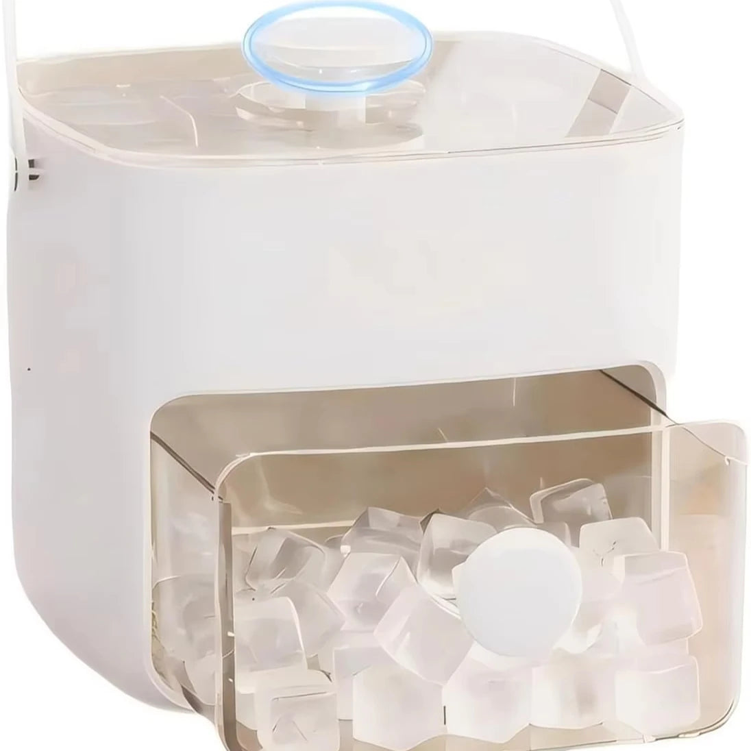 Exclusive 2025 New Upgraded Easy Release Flexible Silicone Maker Large Stanley Beer Ice Mold Round Ice Cube Tray