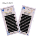 6D Fluffy Wholesale Private Label  Lash Extensions Tray Matte Dark Black Individual Volume Silk Lash Extension Trays