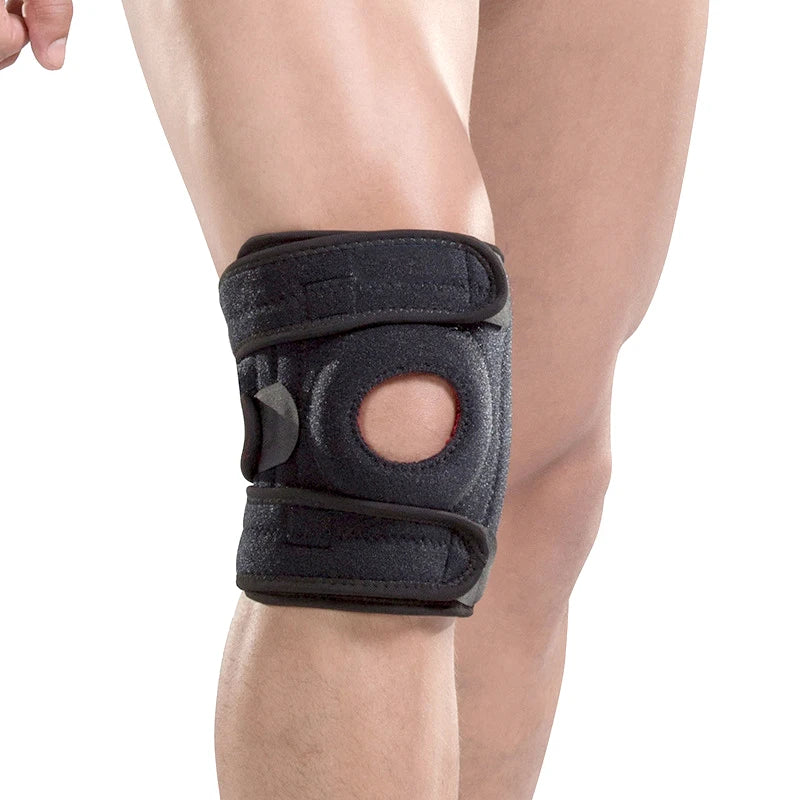 Adjustable Workout Sports Compression Knee Brace Support Sleeve Wrap Patellar Pad Tendon for Women & Men