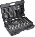 204 PCS Socket Set and Drill Bits for Concrete or Wood and Metal 204 Elements Bits Set