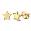 Rinntin APE42 Women Stud Earrings Star Shape 925 Sterling Silver Romantic 6MM Stars Earring Party Jewelry Gift