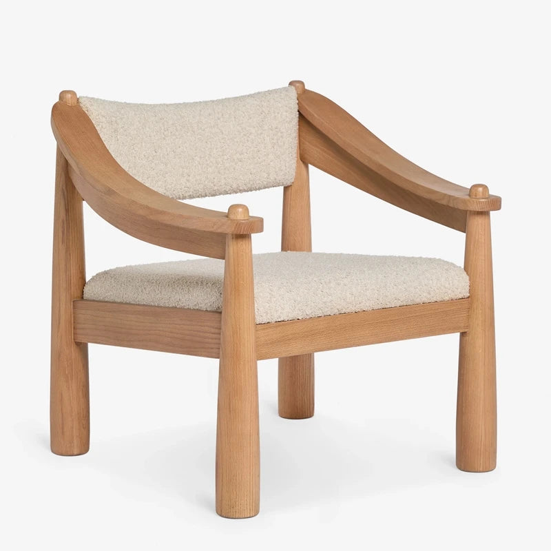 Nordic Designer Solid Wood Furniture Creative Modern Style for Living Room Balcony Hotel Lobby Reception and Reading