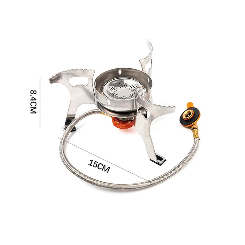 JWQ-044 Camping Picnic Mini Gas Stove Portable Outdoor Folding Backpacking Stoves