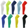 Fast Dry Sport Leg Socks Calf Compression Sleeve Youth Men Football Leg Sleeves Footless Socks