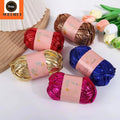 100G 200g Metallic T-shirt Yarn Glossing Yarn Metalli T-shirt-yarn Metallic for Crocheting Bags