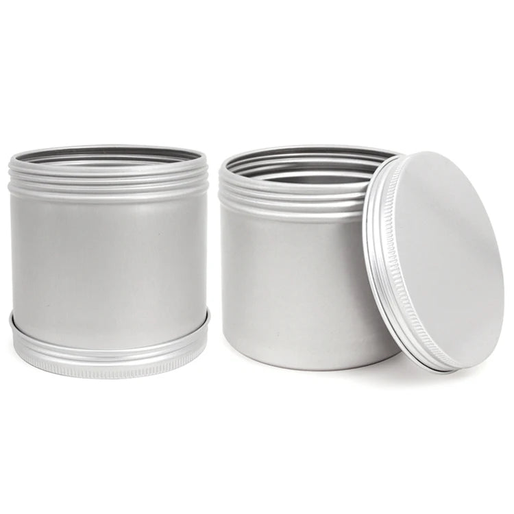 Custom Round Tea Tin Can Round Food Packaging Tin Aluminum Tin Jars Round Cosmetic Sample Metal Container