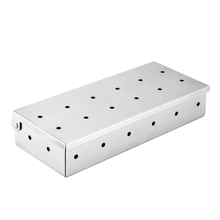 Hot Sale Barbecue Grilling Accessories Stainless Steel Grill Pellet Smokers Wood Chip Bbq Smoker Box