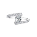Custom Diamond Jewelry 1CT IGI Round Cut Lab Grown Diamond Rings 10K Solid Gold Lab Diamond Engagement Ring