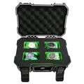 Waterproof Luxury Watch Box Plastic Hard Carrying Case Hardcase W/ Colored Foam for Watches