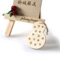Customized Wholesale Cheap Wooden Laser Cut Wishing Card Blessing Card Pendant