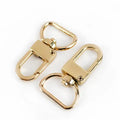 Handbag Hardware 12/16/19mm D Tail Alloy Swivel Clasp Bag Strap Spring Hook for Dog Collar