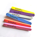 Professional Custom Cute Straight Shape Polishing Nail Art Durable Washable Mix Color Sponges Nail File
