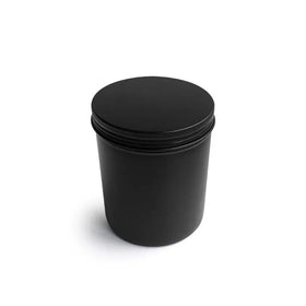 Big Size Empty 30g 50g 100g 120g 150g 200g 250g 300g 500g Matte Black Aluminum Tin Jar with Aluminum Screw Top Lid for Tea