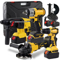 APTS04 Custom Hand Drill Machine Set Electric Drill Machine with Lithium Battery Hard Case Package Quality Hand Tools