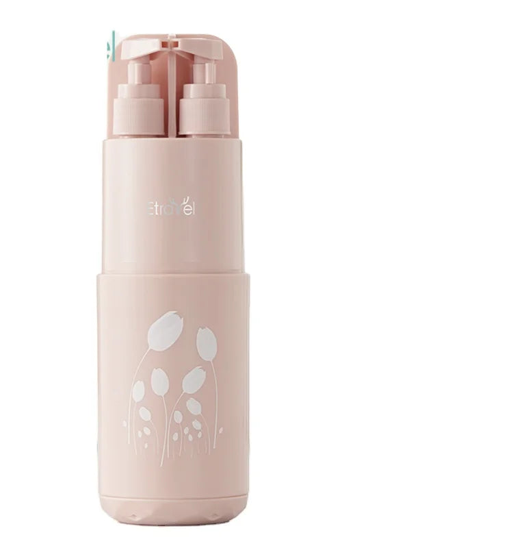 Portable Travel Toothbrush Cup 5 in 1 Wash Storage Box Outdoor Camping Hiking Bathroom Tumblers Wash Cup Toothbrush Holder Set