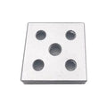 8080 Threaded Hole M12/M14/M16 Square Shape Closed Bottom End Connector