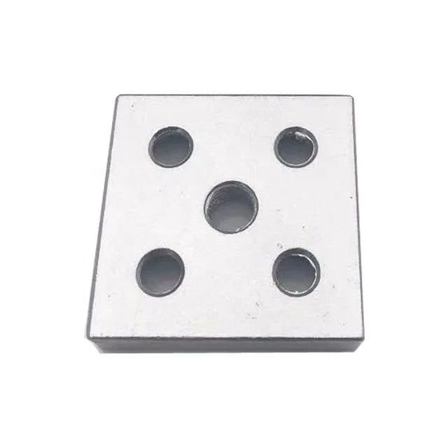 8080 Threaded Hole M12/M14/M16 Square Shape Closed Bottom End Connector