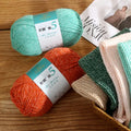 Manufacture 5 Ply Milk Cotton Yarn DIY 100g 240m 60% Cotton 40% Acrylic Thread for Hand Crochet Knitting