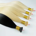 Ready to Ship Cuticle Aligned Russian Virgin Hair Bone Straight Pre-bonded I Tip Remy Human Hair Extensions